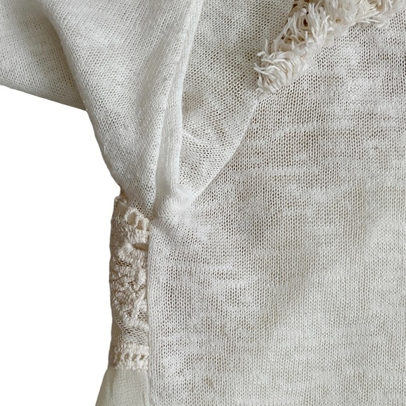 MISS Me Crochet Embroidered Sheer Long Sleeve Top - Picture 15 of 16